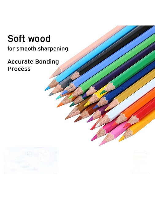DOMS Colour Pencils (24 Assorted Shades)