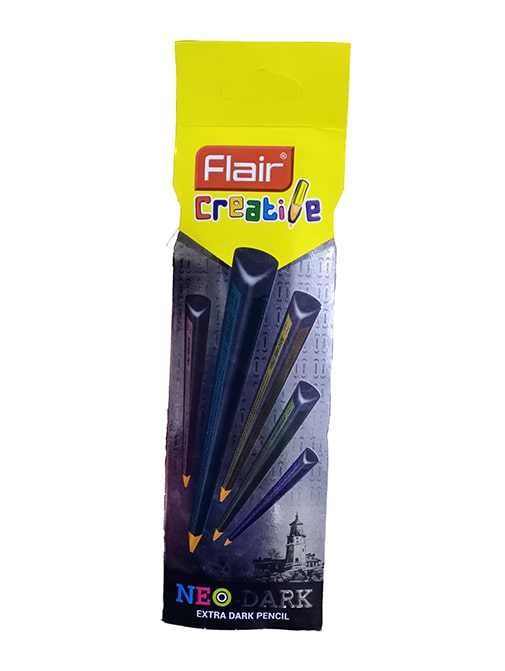Flair Creative Neo-Dark Extra Dark Pencil (Pack of 2)