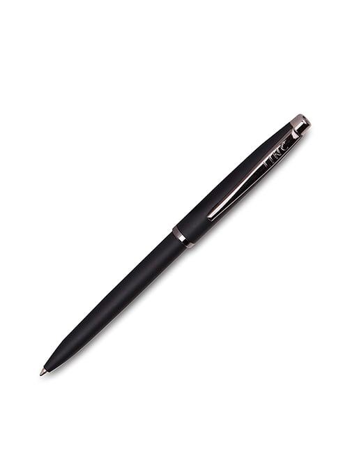 Linc Majesta Princep Ball Pen (Blue Ink, 0.7 mm, Black Body, Pack of 1) 