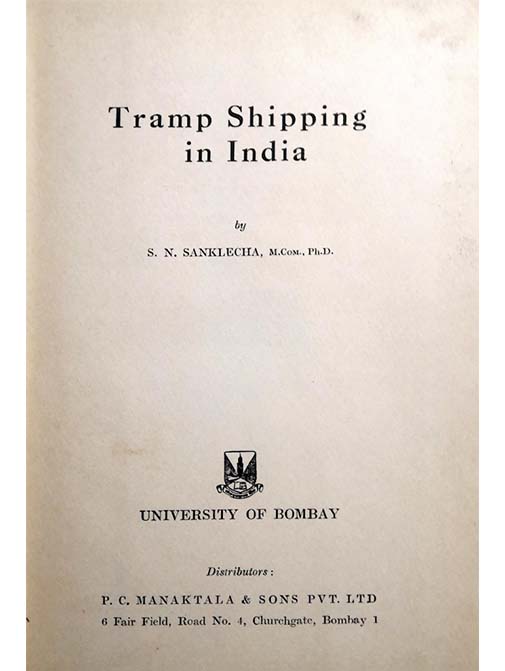Tramp Shipping in India 