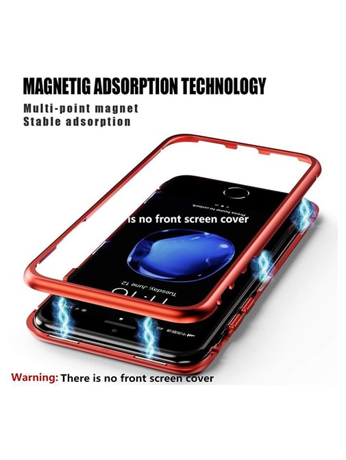 zekaasto Mi Redmi A3, Electronic Auto-Fit, Protective Shield, Magnetic Transparent Glass Case.