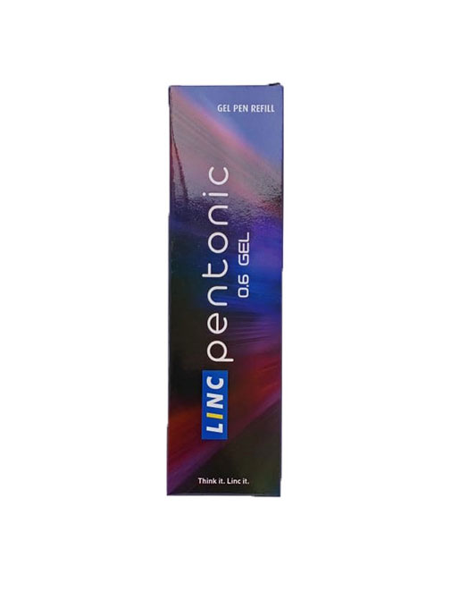 Linc Pentonic Gel Pen Refill (Blue Ink, 0.6mm, Pack of 10)