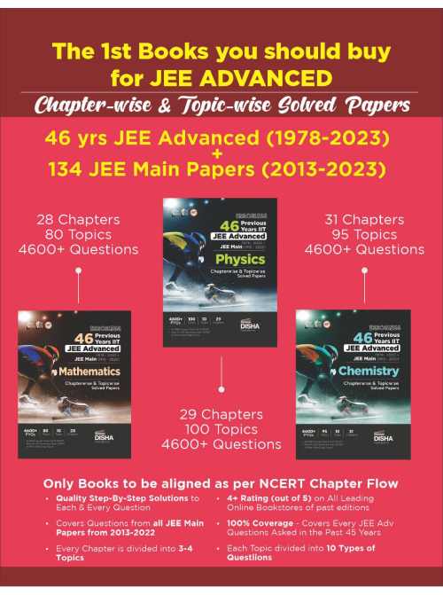 Errorless 46 Previous Years IIT JEE Advanced (1978 - 2023) + JEE Main (2013 - 2023) PHYSICS, CHEMISTRY & MATHEMATICS Chapterwise & Topicwise Solved ... with 100% Detailed Solutions for JEE 2024