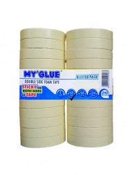 My Glue Double Side Foam Tape (1 mtr, 12mm, Pack of 24)