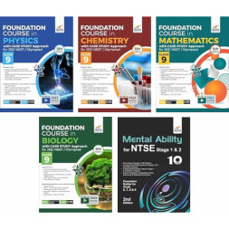 Foundation Course with Case Study Approach in Physics, Chemistry, Mathematics, Biology & Mental Ability for JEE/ NEET/ Olympiad Class 9 - 5th Edition
