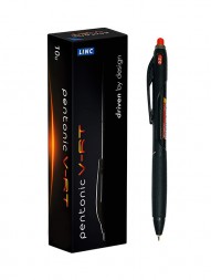 linc-pentonic-v-rt-ball-pen-0.7-mm-red-ink-pack-of-10-