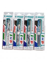 hauser-4-in-1-refillable-ball-pen-0.7mm-pack-of-4