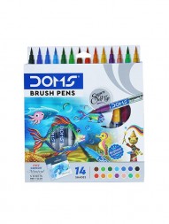 Doms Brush Pens (14 Assorted Shades)